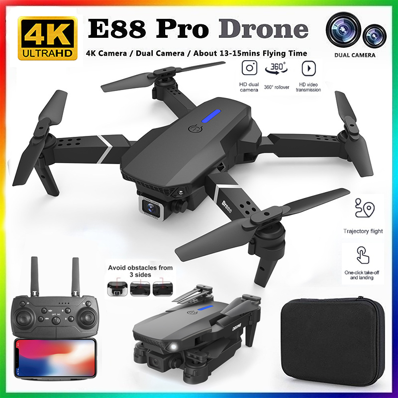 2026 NEW E88 Professional HD 4 - огляд і ціна Drone Kit With Camera