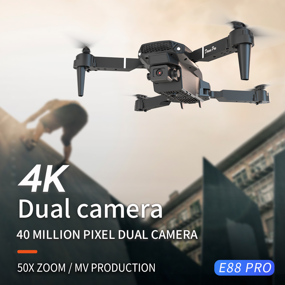 2026 NEW E88 Professional HD 4 - огляд і ціна Drone Kit With Camera