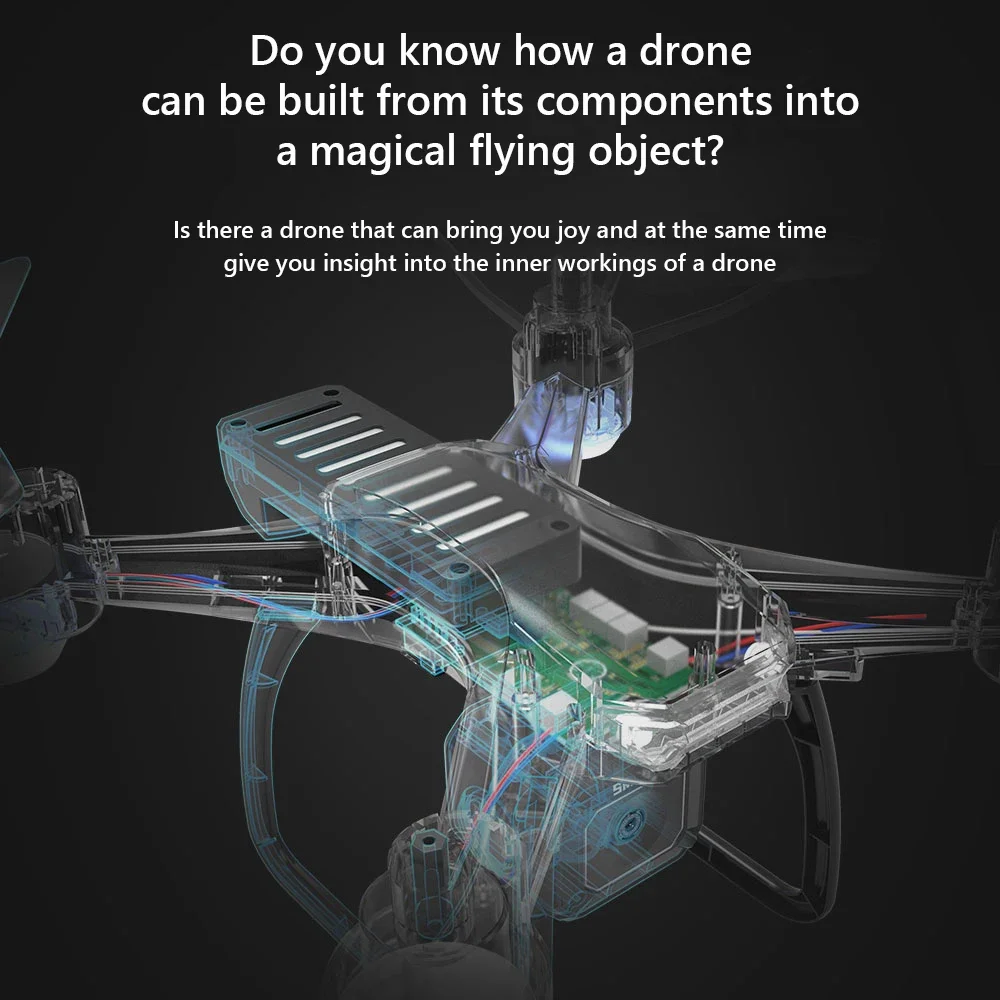 JJRC H108 DIY Teaching Assembl - огляд і ціна Drone Kit With Camera