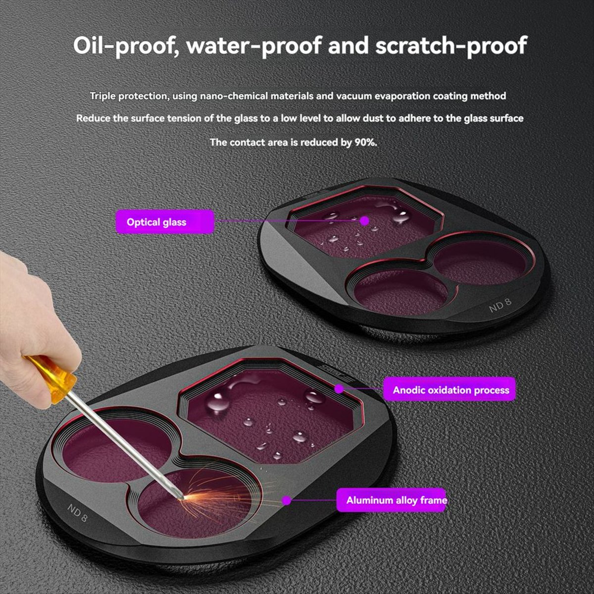 ♬◤Popular Style  ◥ Filter Kit  - огляд і ціна Drone Kit Waterproof